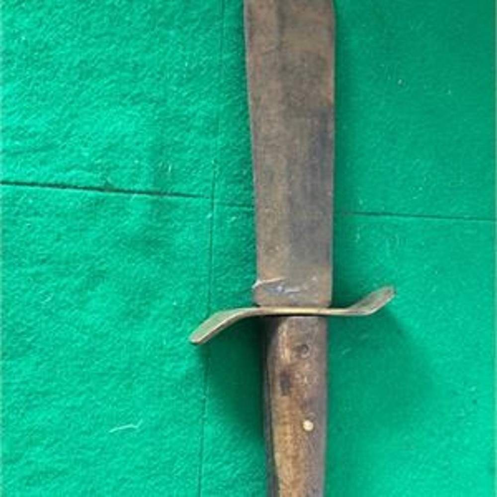 Vintage Bowie Fighting Knife WWII Collins V-44 Style 14in Survival Combat Blade